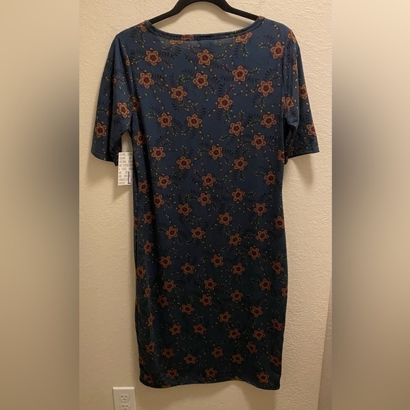 LuLaRoe Julia Floral Dress NWT - Picture 5 of 5
